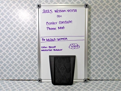 2025 Nissan Versa OEM Center Console Rubber Mat Insert 68263-6EM0A - Image 1 of 4