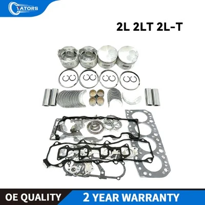 2L Overhaul Rebuild Kit For Toyota 2L 2LT 2L-T HILUX LAND CRUISER HIACE 2.4 LTR - Image 1 of 4