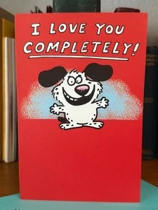 Vintage Carlton "I Love You Completely!....Naked" Love You Greeting Card - Picture 1 of 3
