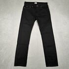 Hart n Dagger Jeans Mens 33x34 Black Slim Fit Denim Casual Preppy Made in USA