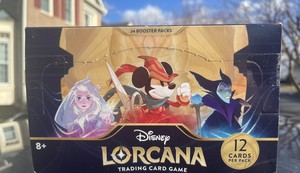 NEW 🔥 Disney Lorcana TCG The First Chapter 24 Pack Booster Box 🎁IN HAND
