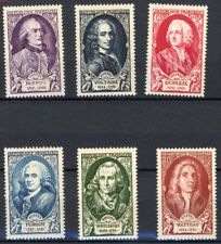 [3292] France 1949 Famous People good set very fine MNH stamps value $34