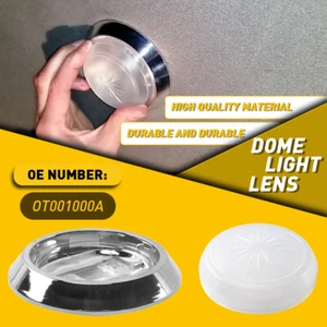 AUXITO Round Dome Light Base & Lens Fits Fits for Most 1971-1981 Chevrolet Cars - Picture 1 of 8