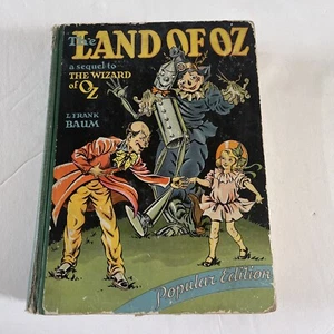 The Land of OZ A Sequel to The Wizard of OZ, L. Frank Baum 1939 Popular Edition - Picture 1 of 12