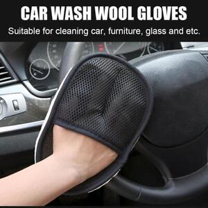 Car Wash Cleaning Glove Mitt Truck Motorcycle Soft Brush Care Washer AU W7I5