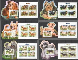 HM 2018 ¡perros razas animales domésticos! FORMA 6KB+6BL MNH - Imagen 1 de 1