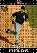 2007 Topps Chrome X-Fractors Chicago White Sox Baseball Card #308 Josh Fields
