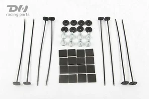 2 SETS Of Electric Radiator Fan TIE Straps Mounting Tabs Srtings Relay Kit Zip - Picture 1 of 10