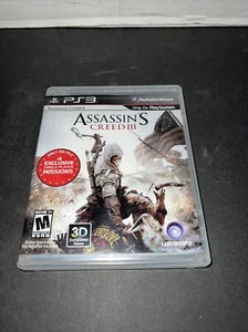 Assassin's Creed III (Sony PlayStation 3, 2012) Komplett Getestet Funktioniert PS3 Spiel - Bild 1 von 3