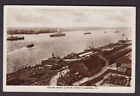 Lancashire Liverpool view of Mersey & Landing Stage used c1920/30s real photo