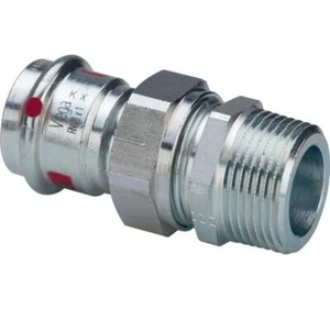 Viega Verschraubung mit SC Prestabo 1165 in 54mm x R2 Stahl verzinkt - Bild 1 von 3