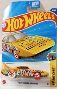 Hot Wheels '70 Plymouth Superbird HYX31 HW Art Cars 7/10 Yellow 87/250 - Picture 1 of 3