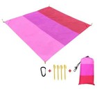 Stranddecke leicht 200 × 210cm dünn, Outdoor Decke Ultraleicht Picknickdecke