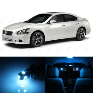 15 x Paquete de luz interior LED AZUL HIELO para Nissan Maxima 2009 - 2015 + HERRAMIENTA - Imagen 1 de 6