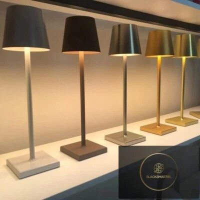 Lampada da tavolo LED ricaricabile TOUCH dimmerabile PER PUB RISTORANTI HOTEL - Immagine 1 di 4