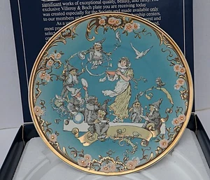 METTLACH COLLECTORS SOCIETY - SNOW WHITE and THE SEVEN DWARFS 1980 10-Inch PLATE - Bild 1 von 15