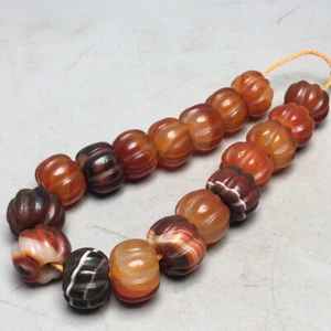 Premium natural wrapped calcified horseshoe patterned agate bracelet - Picture 1 of 9