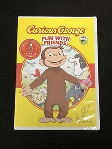 CURIOUS GEORGE FUN WITH FRIENDS DVD PBS KIDS SEALED NEW - Picture 1 of 2