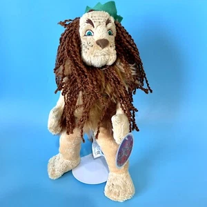 Peluche pupazzo vintage Wizard Of Oz Cuddle Factory Bean - raro leone con etichetta - Foto 1 di 5