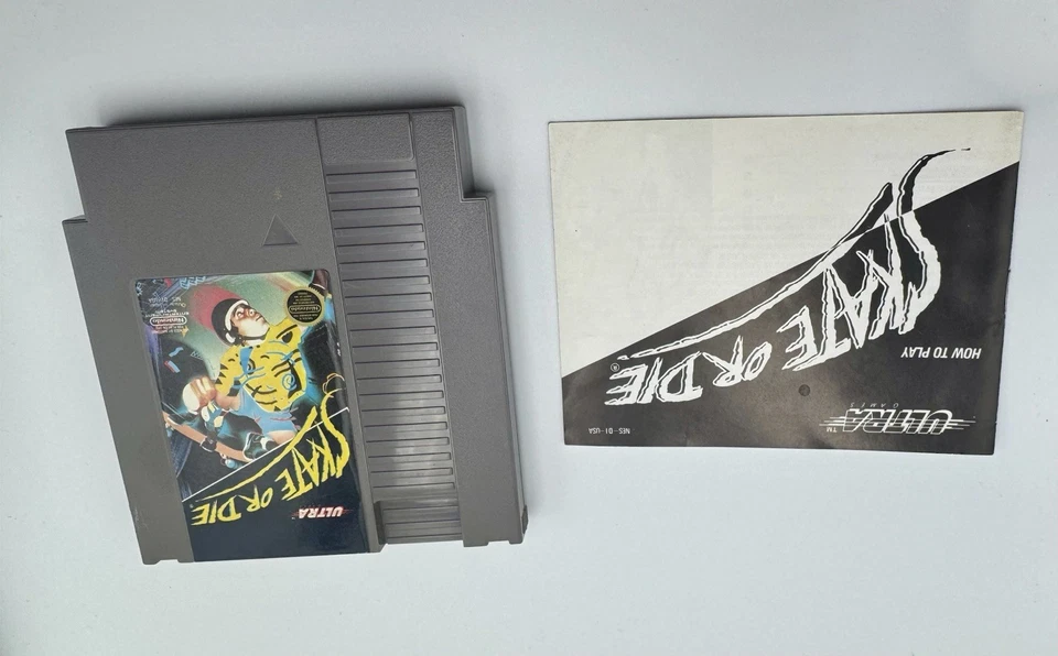 Cartucho Skate Or Die Nintendo NES 1988 con Manual Nintendo Foto 1 de 1