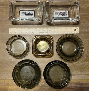 Lot 7 Collectible Ashtrays Star Displays, LaQuinta, Caesars, Mid century Modern - Picture 1 of 23