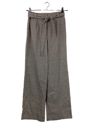 ICHI Paperbag Mujeres Pantalón Talla EU 36 negro-blanco-marrón look casual - Imagen 1 de 4