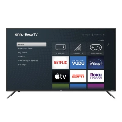 ONN 55" Class 4K (2160P) Roku Smart LED TV (100012586) - Image 1 of 4