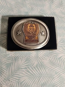 HARLEY-DAVIDSON 90 YEARS REUNION 1903-1993 Fine Pewter Belt Buckle - Picture 1 of 2