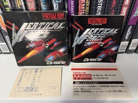 JPN Vertical Force Nintendo Virtual Boy: Box, Manual And Inserts Only NO TRAY