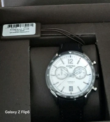 Roamer Chronograph Superior 2 1888 New Watch 510818. - Image 1 of 4