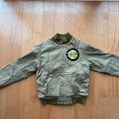 The Real McCoys Nylon Military Tanker Jacket Beige - Image 1 of 4
