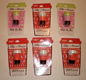 (2) MINT MOCHA (4) HOT COCOA LIP BALM Flavored Lip Gloss Party Favors - Picture 1 of 2