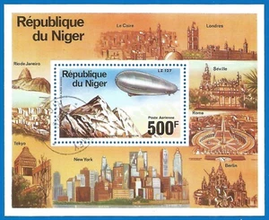 Niger 1976 year, used block airship - Picture 1 of 1