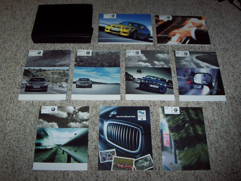 2006 BMW M3 Coupe conversível manual do proprietário conjunto de guia do usuário 3,2L - Imagem 1 de 1