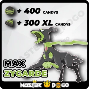 π¬ 300 XL CANDY FARM for ZYGARDE Β· 10% β
MAX your ZYGARDE | Pokemon GO - Picture 1 of 2