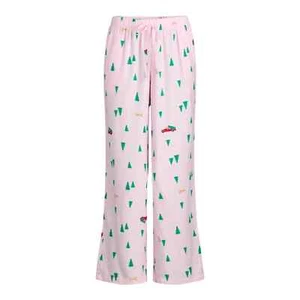 Joyspun Women's SIZE  XL 16-18 Flannel Sleep Pants, 30” Inseam Pink Sail NEW - Picture 1 of 6