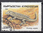 Kirgisistan Briefmarke gestempelt Steppenrenner Reptil Asien Tier Wildtier / 36