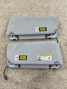 2003-06 Ford Expedition Lincoln Navigator LH RH Black Sun Visors OEM - Picture 1 of 8