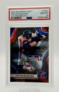 Travis Bazzana 2024 Bowman's BEST RC Cleveland Guardians PSA 10 - Bild 1 von 2