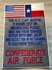 Confederate Air Force Blood Chit back patch, CAF, Ghost Squadron