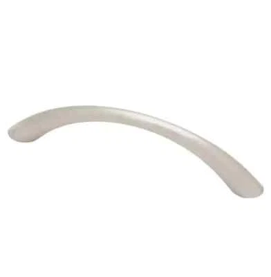 Tirador de cajón de níquel satinado (paquete de 10) Liberty arco cónico 3-3/4 pulgadas de centro a centro Foto 1 de 4