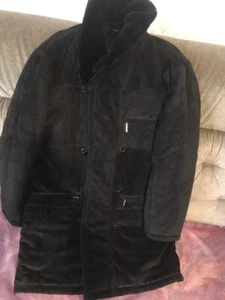 Pre-owned Zilli Men’s Suede And Cashmere Coat IT 50 - Picture 1 of 10