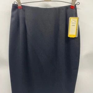 JACQUELINE FERRARI Black Women's Pencil Skirt - Size 4 - New with Tags Low Waist - Picture 1 of 11