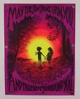 May The Sun Shine Purple Sunshine Vintage Blacklight Poster 1971 Synthetic Trips