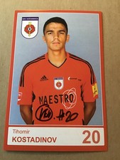 Tihomir Kostadinov, North Macedonia 🇲🇰  MFK Ruzomberok 2021/22 hand signed