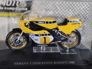 Yamaha YZR500 Kenny Roberts 1980 Rare Racing Motorcycle Bike Diecast Scale 1:24