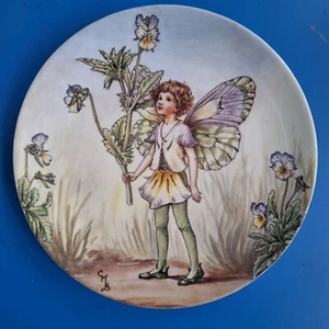 Placa de pared Wedgwood 'The Heart's Ease Fairy' China fina - Como nueva - Imagen 1 de 4