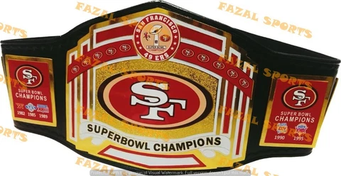 SAN FRANSICO 49ers SF SUPER BOWL CHAMPIONSHIP TITLE BELT Cover