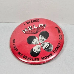 The Beatles Help! Botón Pin Promoción Botón 2.25" - Imagen 1 de 5