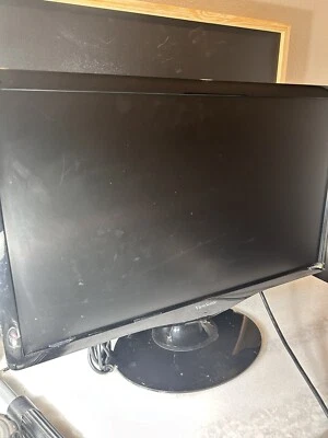 ViewSonic VA2431wm VS12996 Black 24 in Built In Speakers Anti Glare LCD Monitor - Image 1 of 4